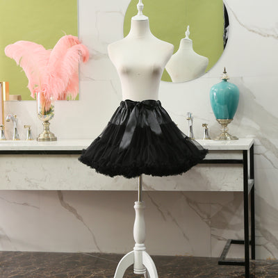 Manyiluo~Daily Lolita 45CM Soft Yarn Boneless Puffy Petticoat   