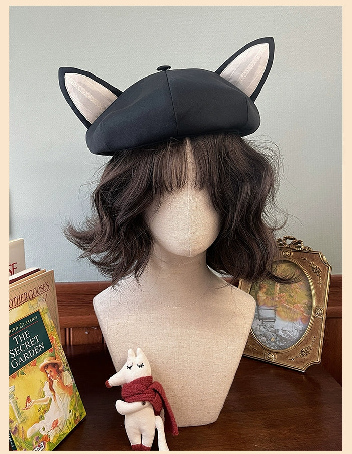 Alice Girl~Fox Band~Sweet Lolita Beret Fox Ear Hat