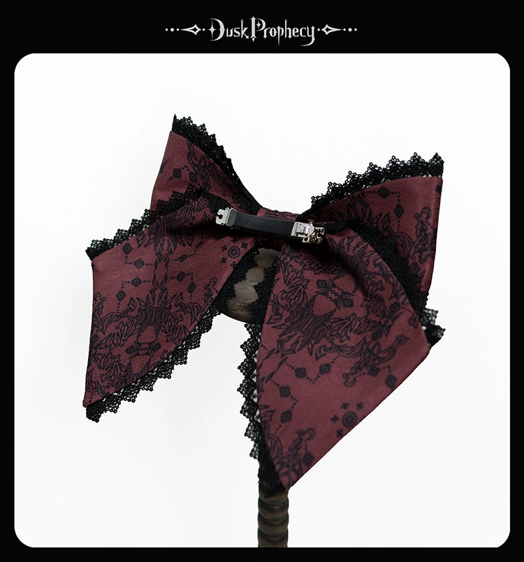 DuskProphecy - Coccyx - Elegant Lolita Hair Accessories Set Multicolors 34726:464808