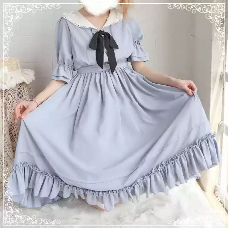 (BuyForMe) Sweet Wood~Lola's Diary~Multicolors Classic Lolita Plus Size OP Dress (2XL 3XL L M S XL) 6104:703502