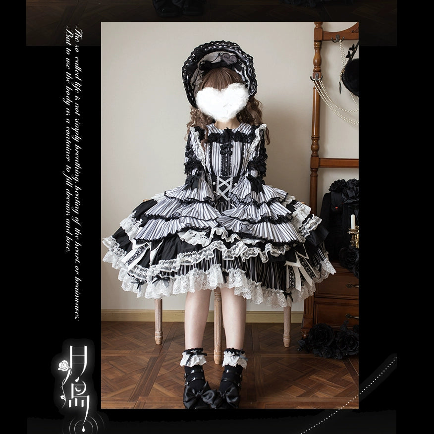 Lost Aqua - Vintage Lolita Dress Set Cotton Shirt