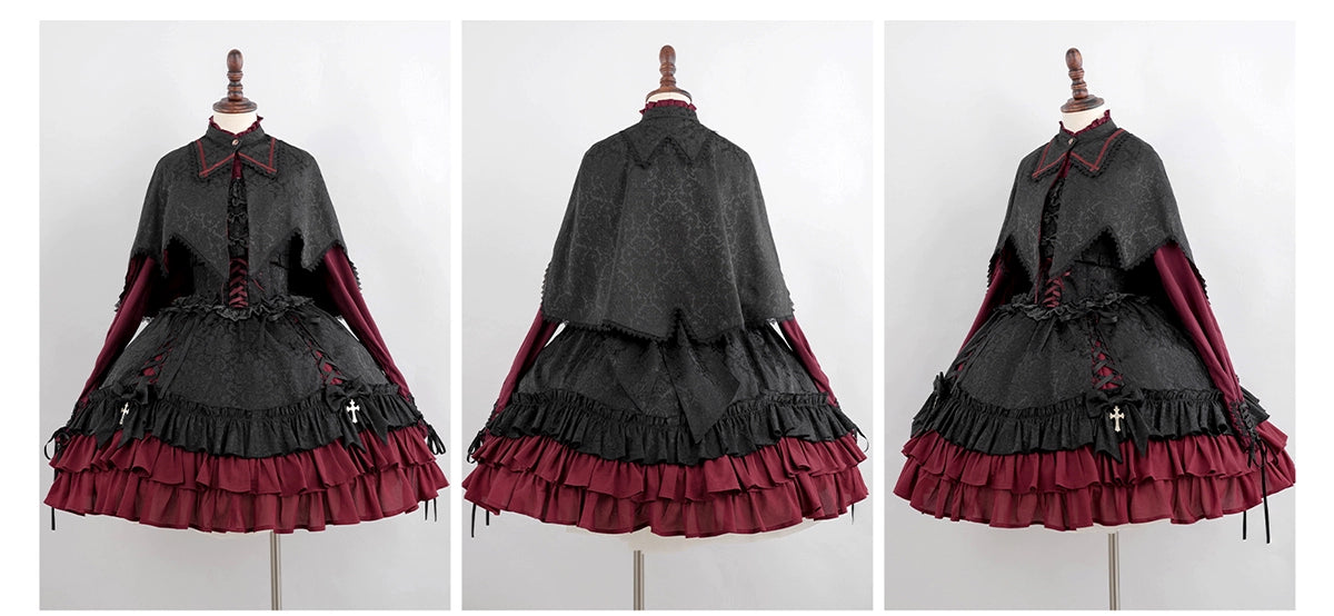 (BFM)Luna Planetarium~Evil Fang~Gothic Lolita JSK Suit Ouji Lolita Shorts Suit 36838:531706