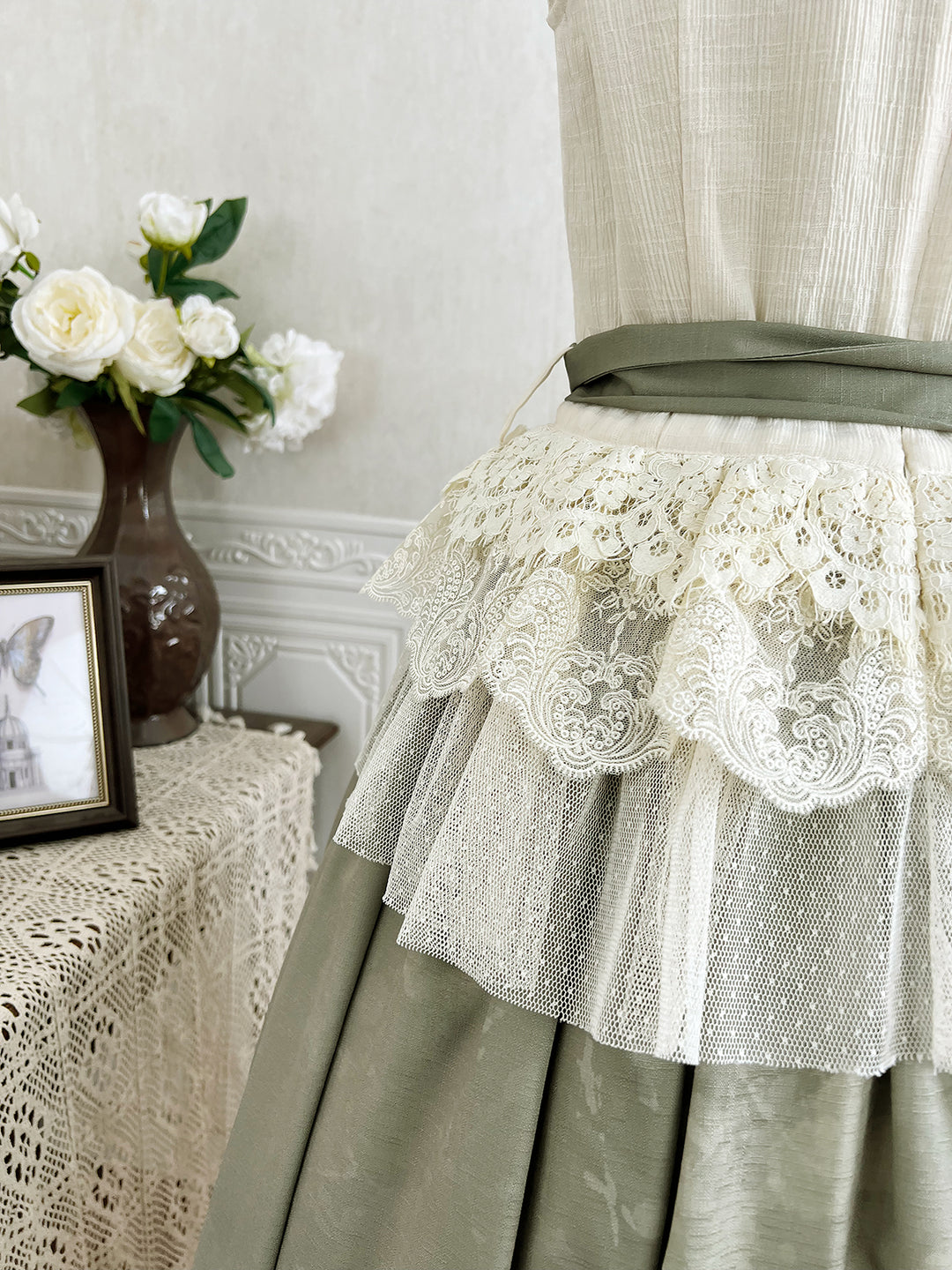 Designer's Gift~Morning Moments~Summer Classic Lolita Skirt Set with Breathable Fabric