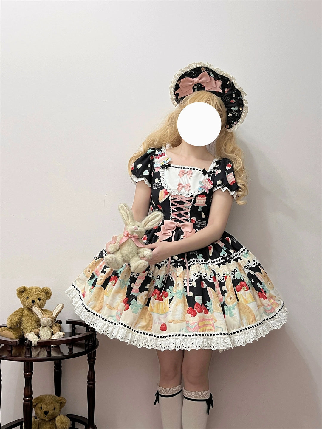 Dark Star Island~Honey Bunny Cake~Sweet Lolita JSK/OP/Strap SK/Shirt 39864:638792