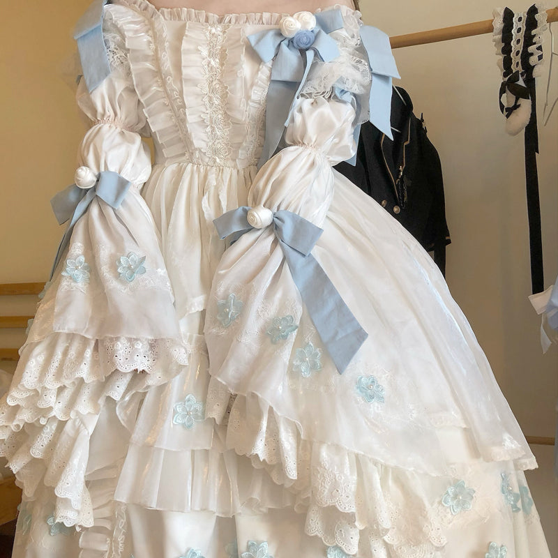 Fishing Boss~Winter Tinglan~Exquisite Lolita Princess Dress   