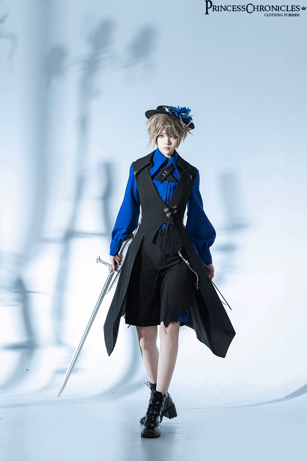 Princess Chronicles~Crimson Ash Zero~Ouji Lolia Tie Black Bow Tie