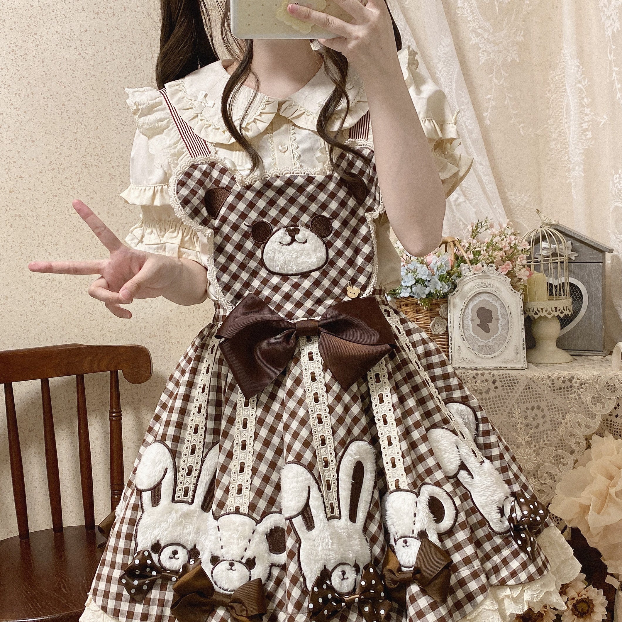 MIST - Creamy Condensed Milk - Kawaii Lolita Shirt Soft Girl Short-sleeved 9914:192328