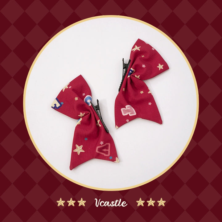 Vcastle~Circus~IP Collab Sweet Lolita Accessories Circus Lolita Headdress Red clips(a pair) only