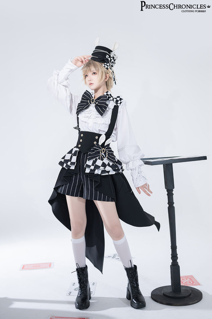 (Buyforme)Princess Chronicles~Rabbit Theater Chessboard Lolita Prince Set   