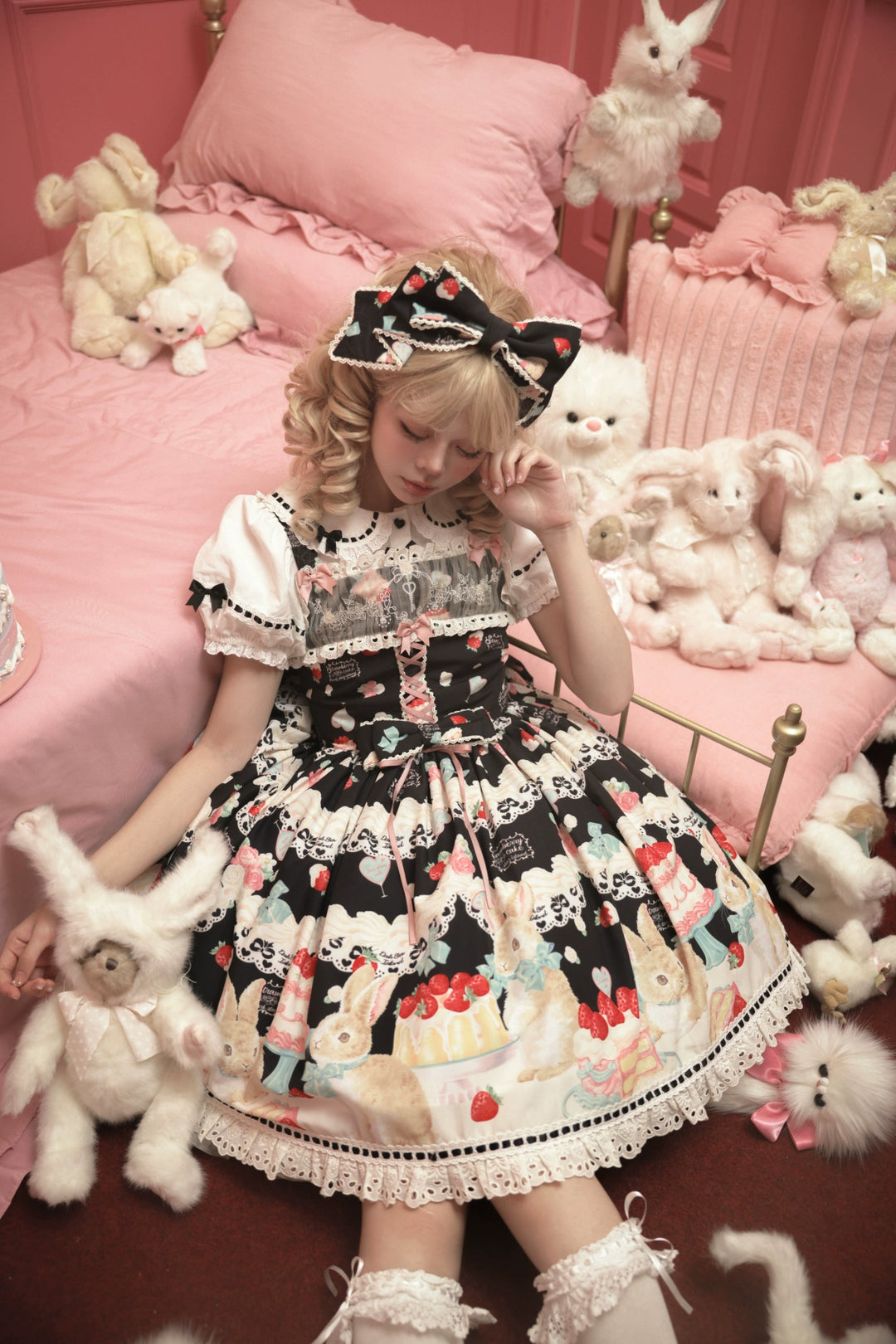 Dark Star Island~Honey Bunny Cake~Sweet Lolita JSK/OP/Strap SK/Shirt 39864:638722