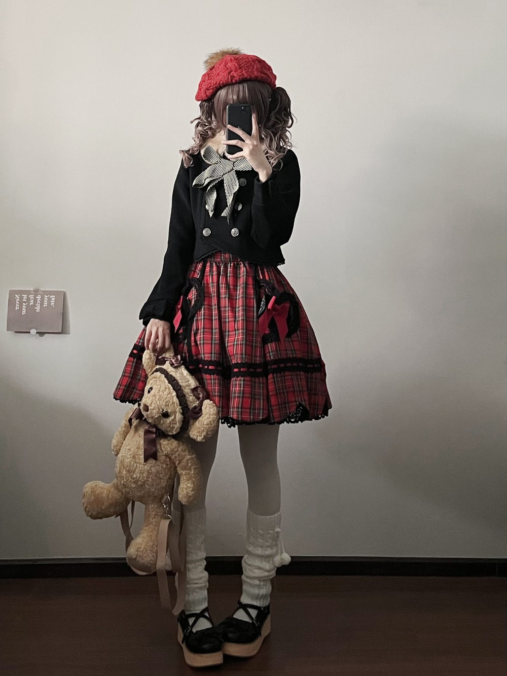 LeMiroir - Winter Solstice - Elegant Lolita Winter Short Coat & SK 44069:794224