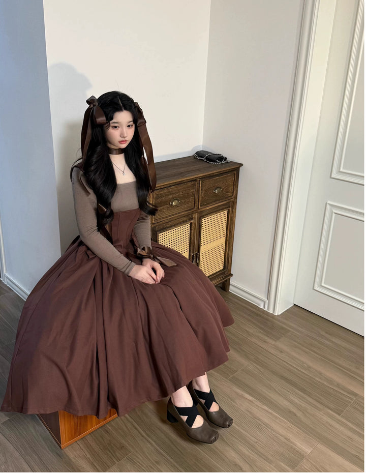 Sweet Wood~Margaret~Plus Size Lolita Dress Sweet Bust-supporting Skirt