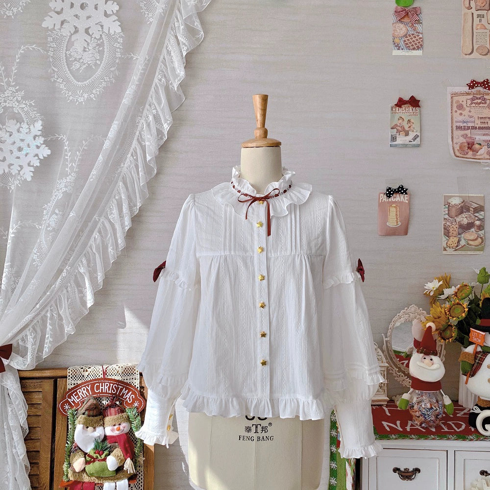 Frozen in time~Sweet Lolita Deer Print JSK for Christmas   