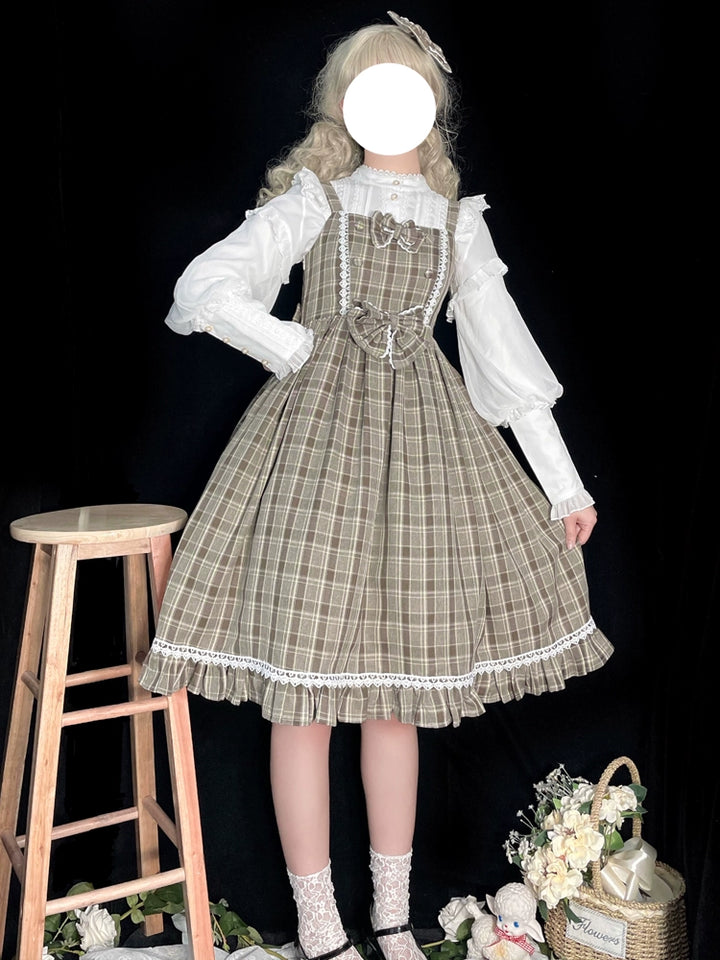 Princess Tailor Lolita~Classic Lolita Blouse Mutton Sleeves Thick Lolita Shirt 39986:648762