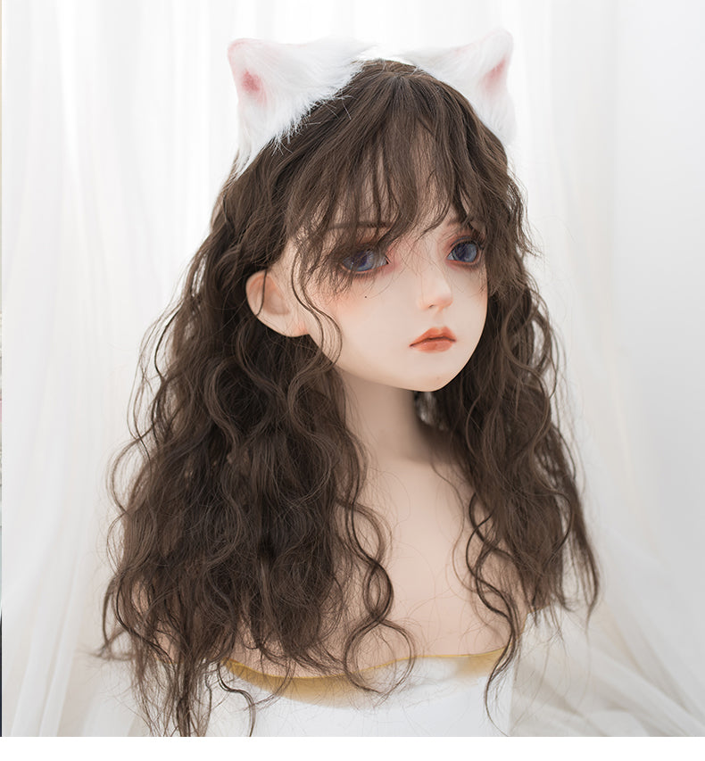Alicegarden - Daily Lolita Long Curly Brown Wig