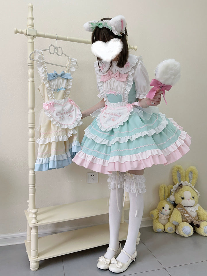 Sugar Girl~Cat Ear Tale~Sweet Lolita Jumper Dress Suspender Dress 38446:595792