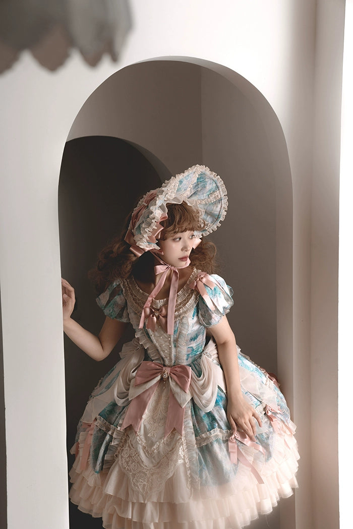 Alice Girl - Angel Heart - Sweet Lolita OP Dress, Tiered Ruffles 43630:781619