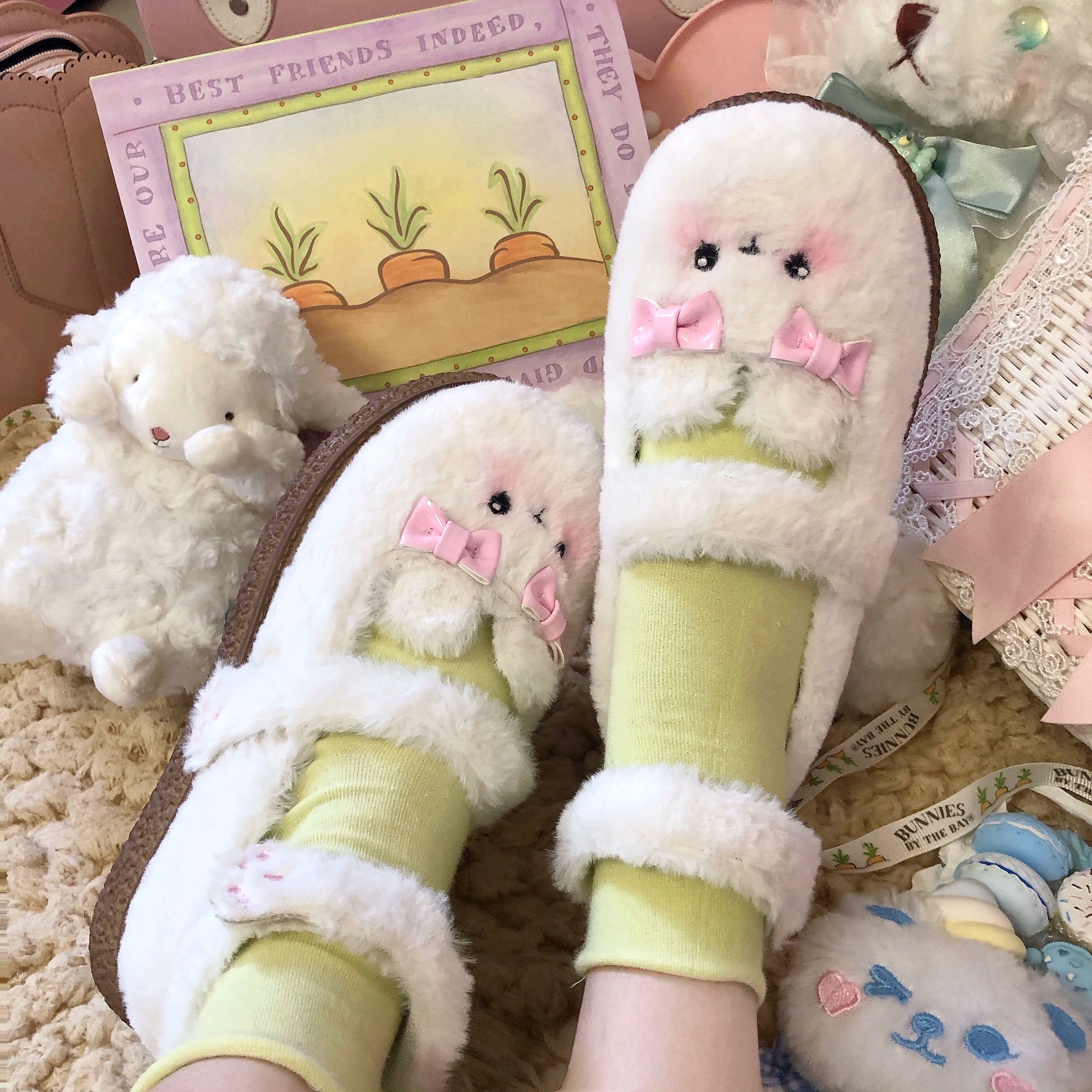 Fairy Godmother - Cute Plush Warm Round Toe Lolita Soft Sole Shoes