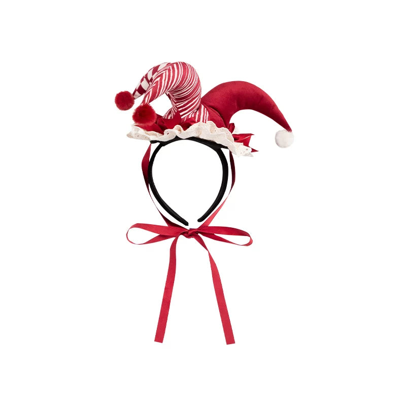 Puppet Mask - Clown Inspired Gothic Lolita OP Dress, Loose Fit (L M S) 44409:807149