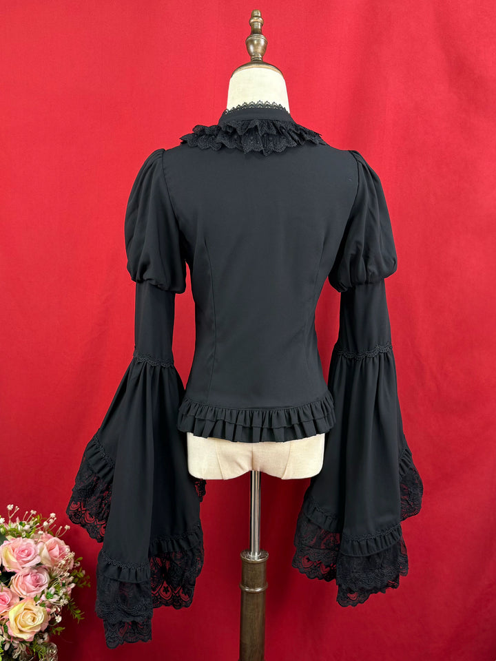 DMFS Lolita~Classic Lolita Blouse Princess Sleeves Lolita Shirt