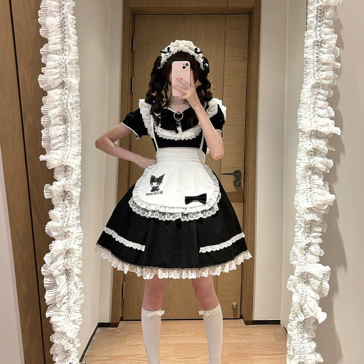 Confession Balloon~IP Collab Maid Lolita OP Dress   