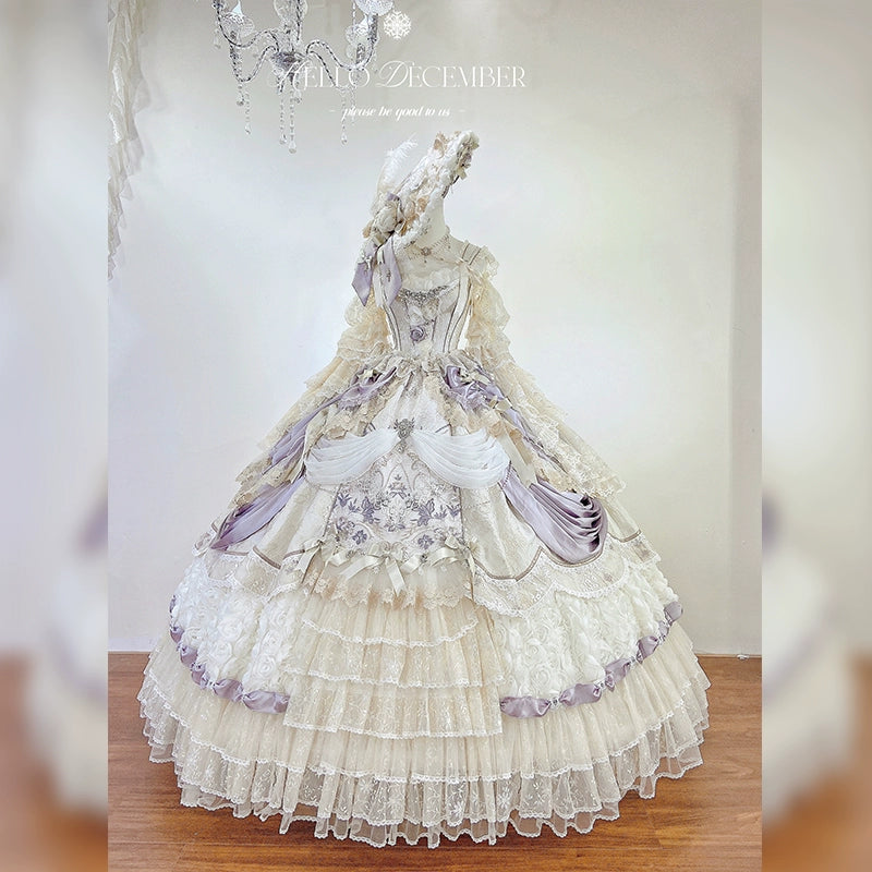 MieYe~Star Moon Praise~Weddiing Lolita Dress Bridal Princess Dress   