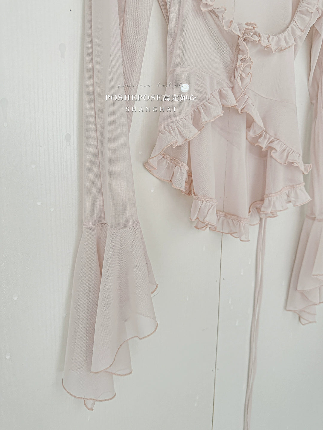 (BFM)POSHEPOSE~Daily Lolita Shirt Ballet Cardigan Shirt   