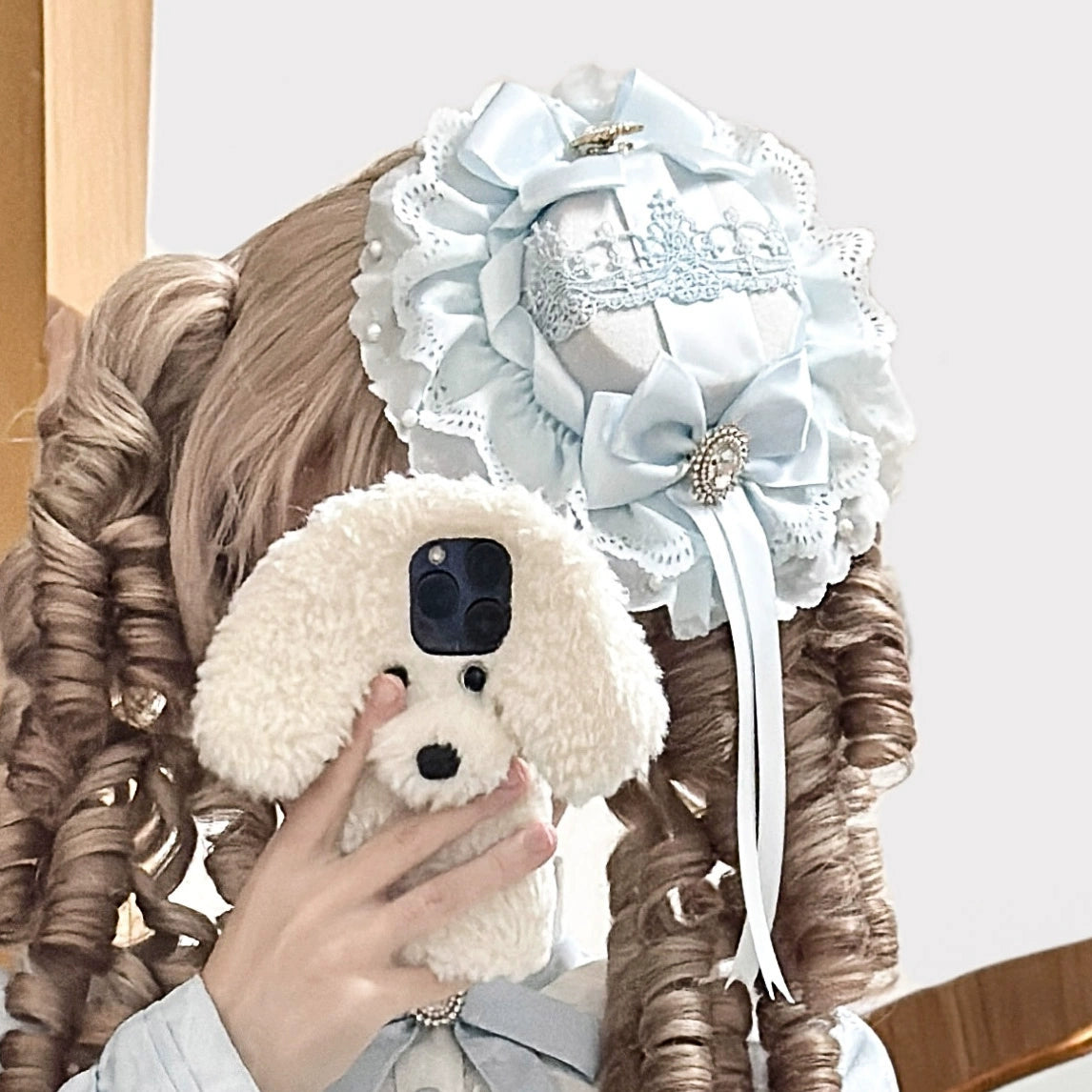 Buling Moon - Solo Puppet - Sweet Lolita OP Dress with Princess Long Sleeves (L M S XL) 42886:756911
