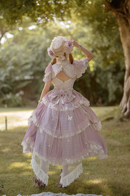 Henrietta~Look for Butterflies~Elegant Lolita Princess Dress Accessories Multicolor free size light purple ordinary length tail 
