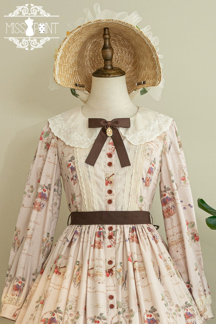 (Buyforme)Miss Point~Forest Lolita Lantern Sleeve OP Casual Dress 29482:341886