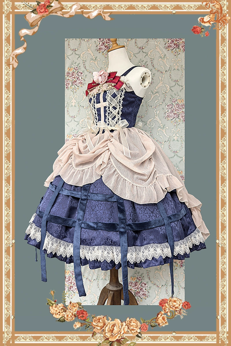 Infanta - Lilith's Cage - Gothic Lolita JSK Dress & Blouse 44055:793760