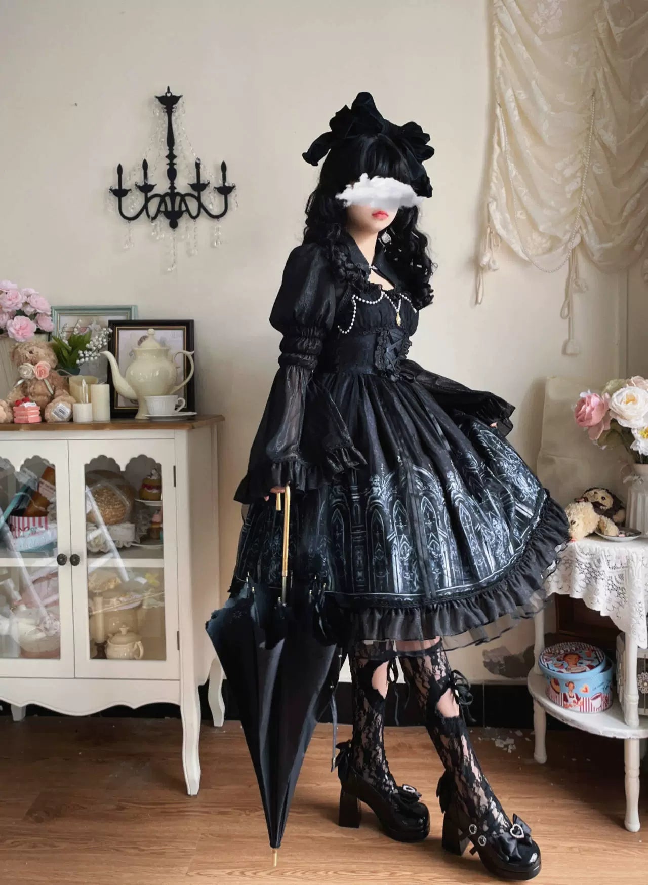 Sugar Girl - Silent Night Church - Gothic Lolita JSK Dress & Bolero 43927:789858