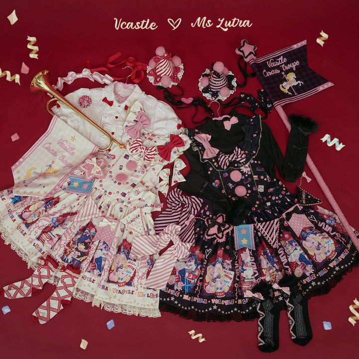 Vcastle~IP Collab Sweet Lolita Salopette and SK 40848:681880