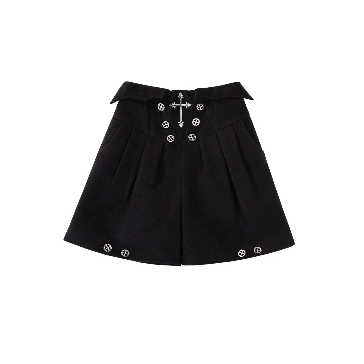 Nightfall - Ouji Lolita Outfit, Bat Wing Shaped Cape (Shorts / L M S XL) 44548:812697