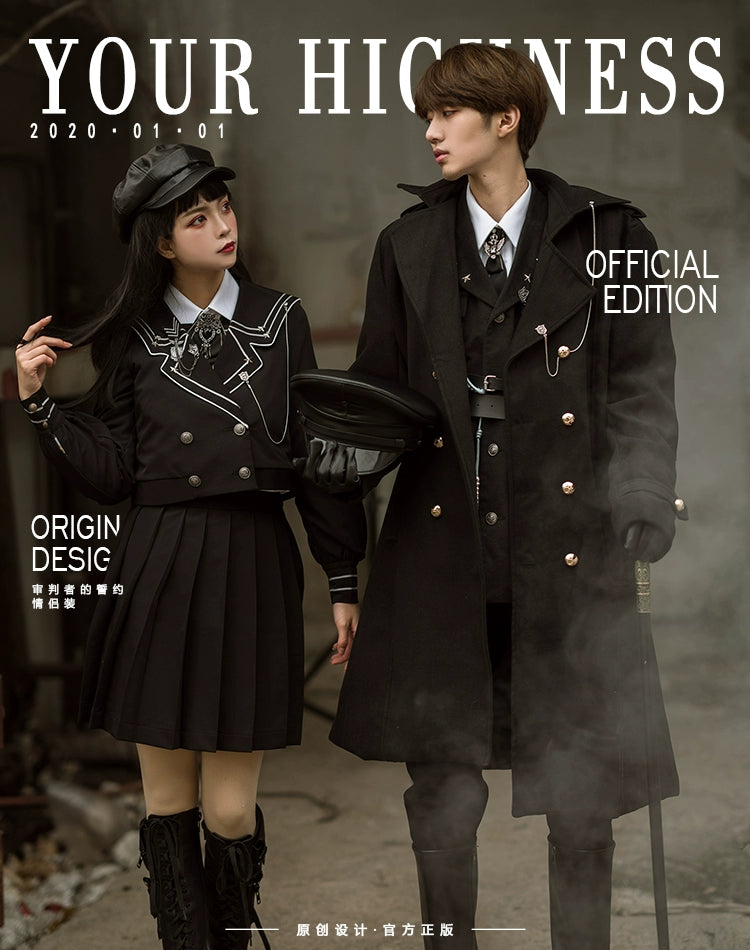 YourHighness~Military Lolita Uniform Autumn Winter Male Coat