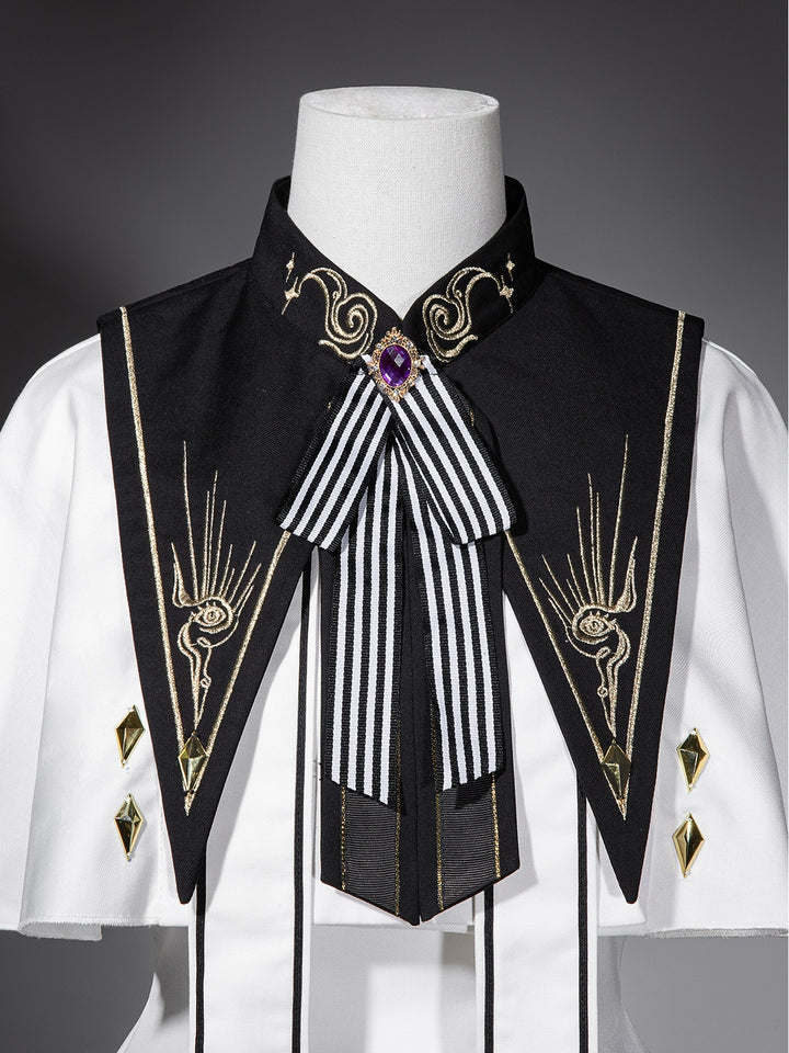 Your Princess~Eye of Truth~Elegant Gothic Lolita Dress Suit With Embroidery