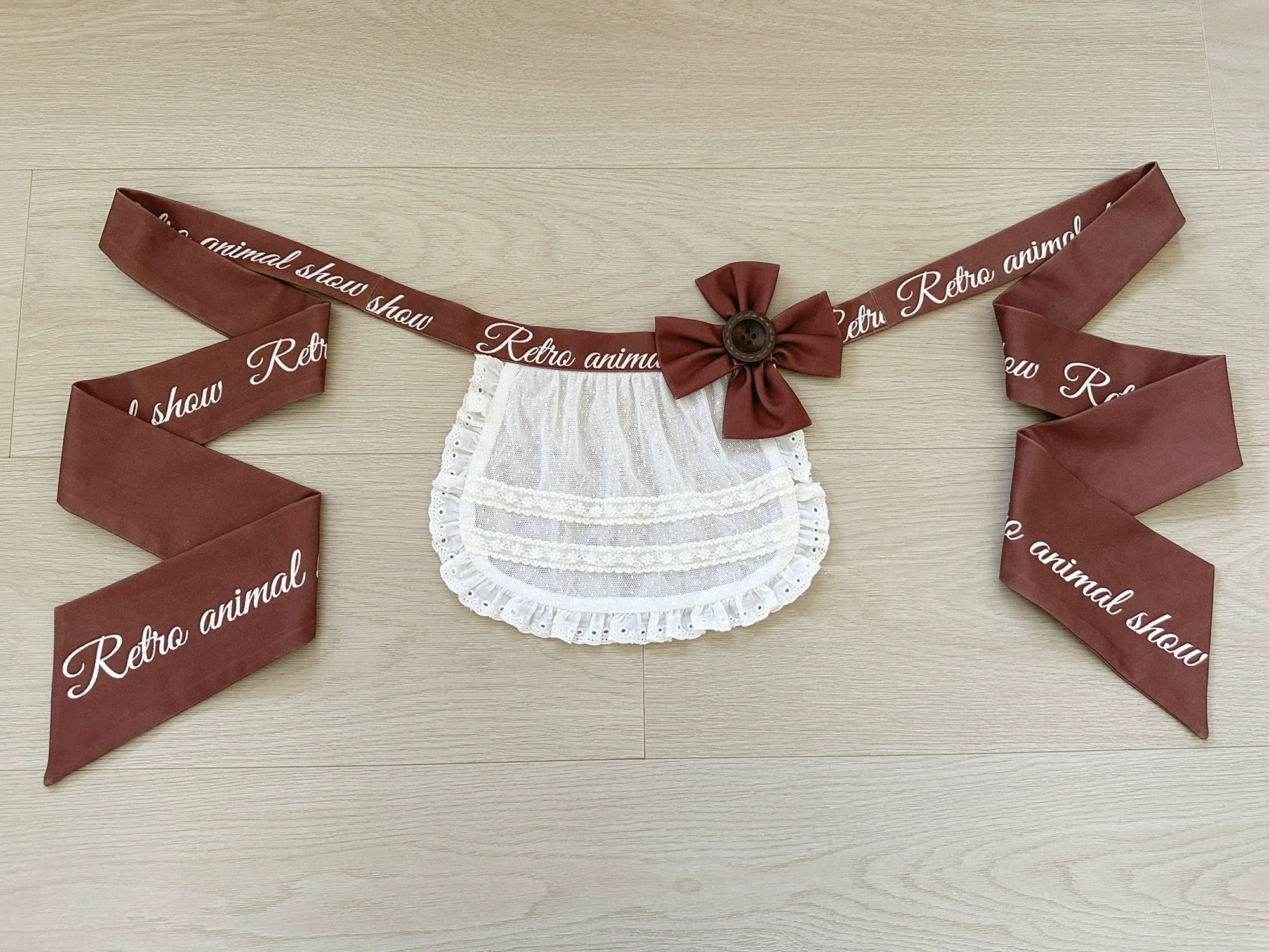 Fairyfaith - Little Bear Daily - Kawaii Lolita Embroidered JSK & OP Dress, Bear Print 44384:806220