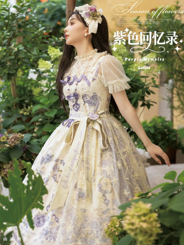 NanShengGe - Purple Memoirs - Plus Size Lolita Classic Dress Suit 43696:783191