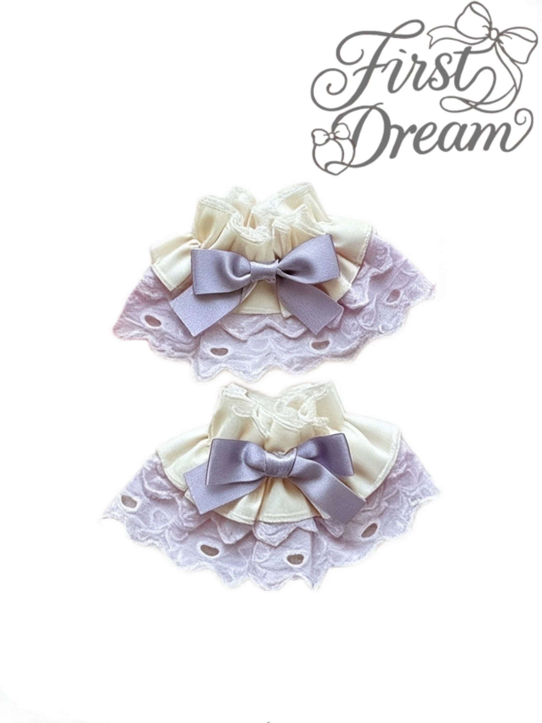 Eternal Girlhood - Six-Panel Old School Lolita Striped JSK & OP, Bow Accents (L M S XL) 45811:863028