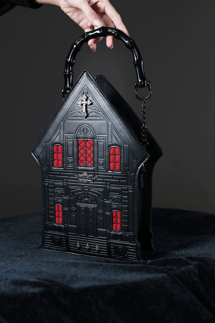 LilithHouse~Horror House~Gothic Lolita Handbag PU Crossbody Bag