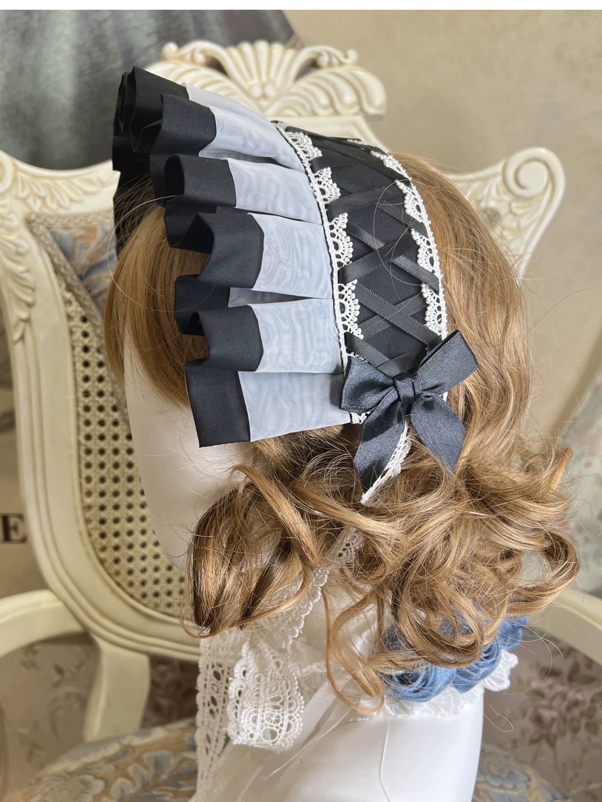 Lace Garden - Pure Cotton Old School Lolita Headdress