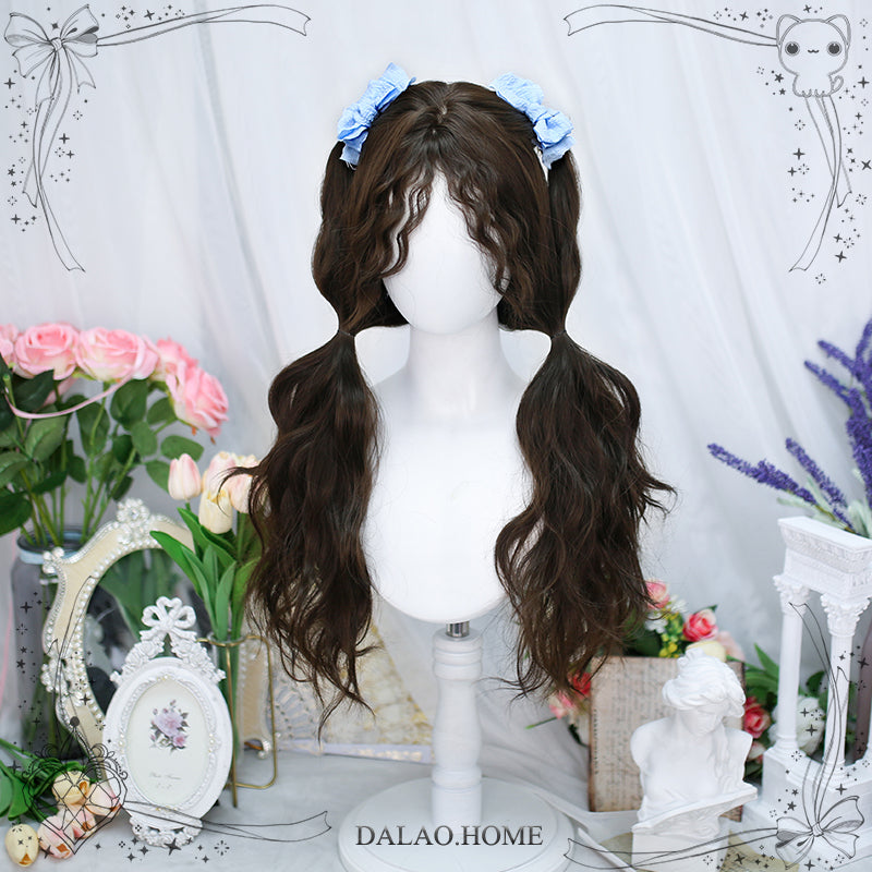 Dalao~Slack~Daily Lolita Wig Sheep Curly Long Wig   