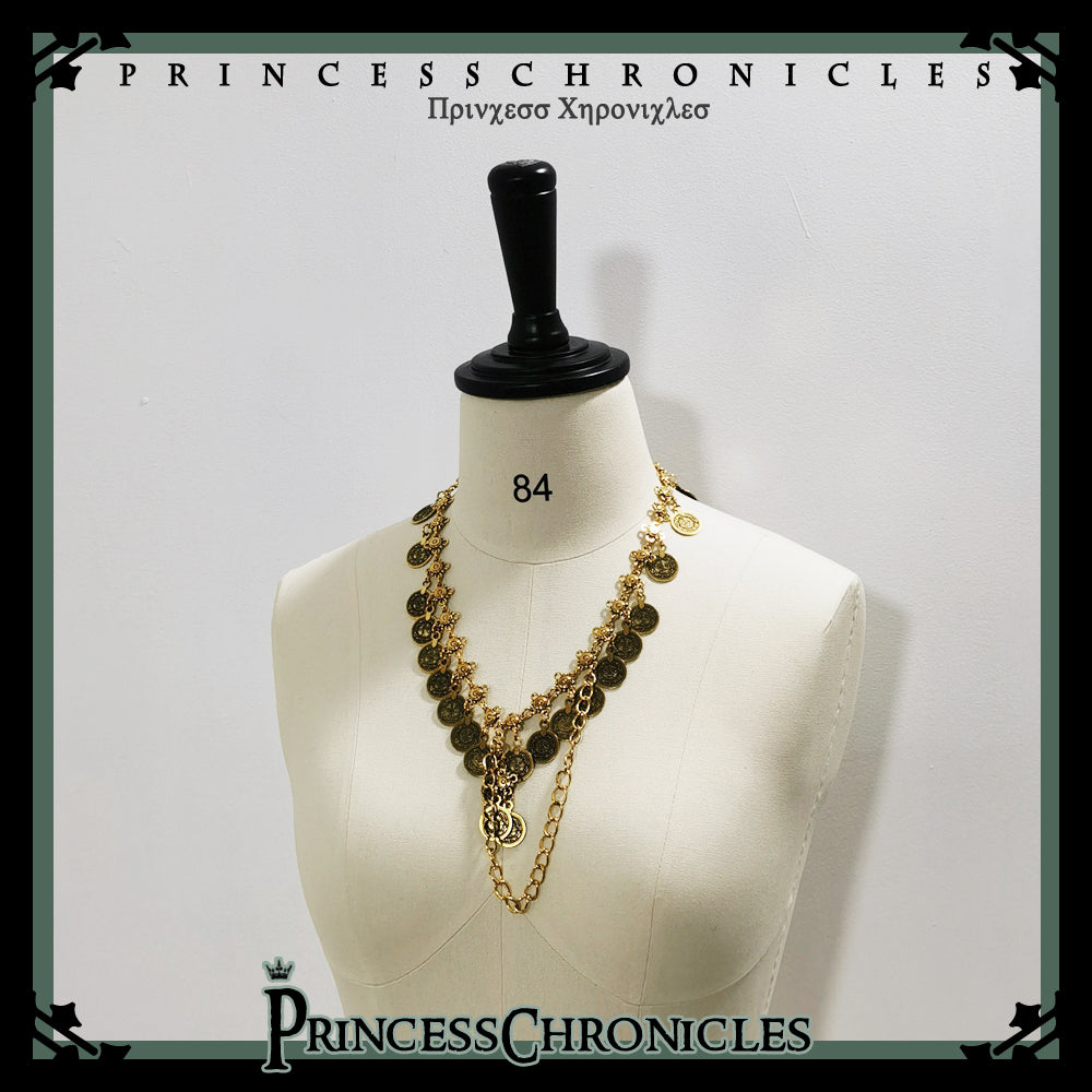 Princess Chronicles~Black Cat~Vintage Ouji Lolita Necklace