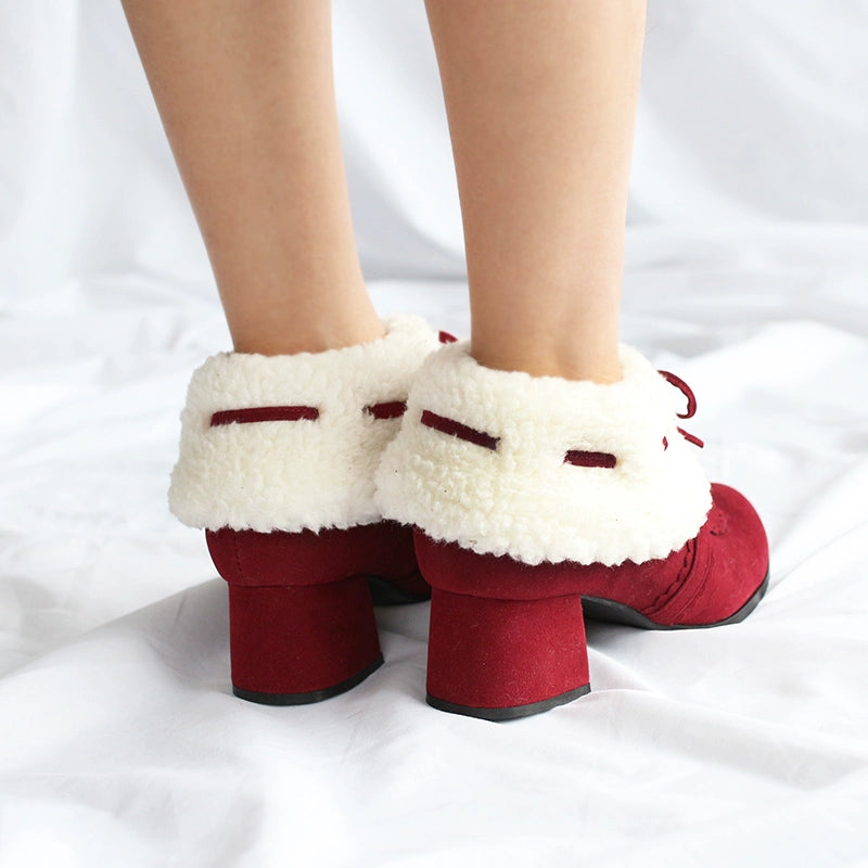 Spring Day Lolita - Sweet Lolita Women's Ankle Boots Multicolors