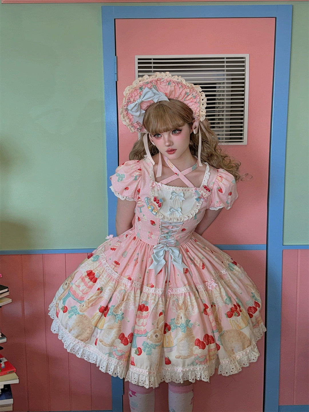 Dark Star Island~Honey Bunny Cake~Sweet Lolita JSK/OP/Strap SK/Shirt 39864:638838