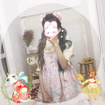 (Buyforme)Chestnut Lolita~Lolita Cat Ears Hair Clips for Daily Hanfu   
