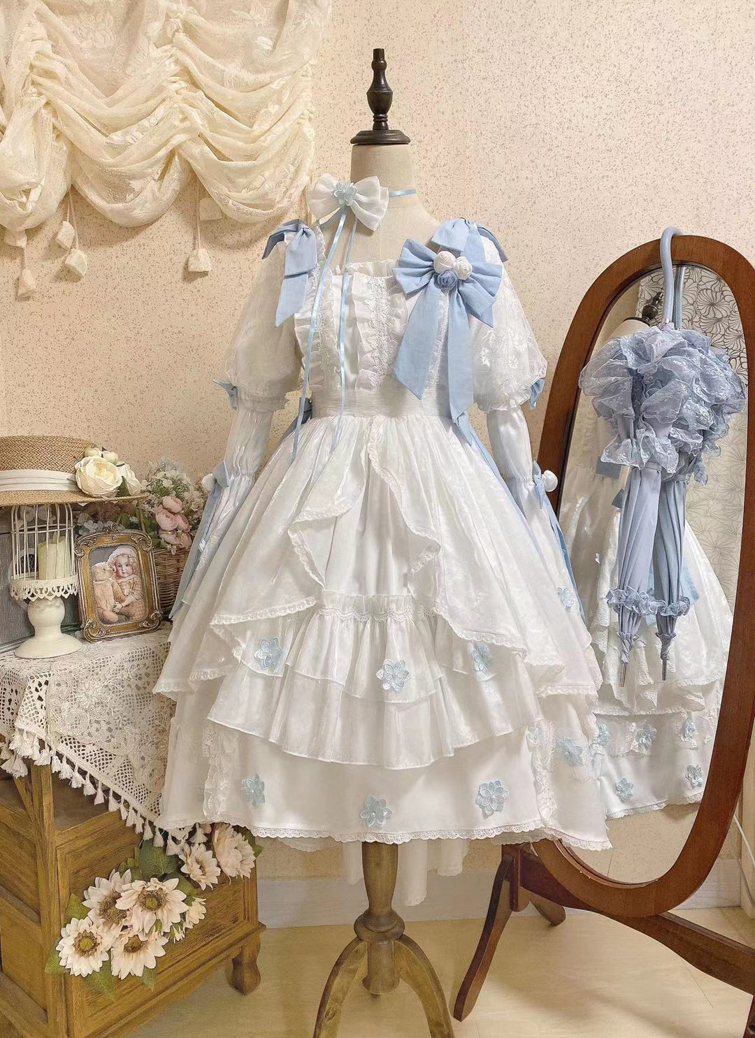 Fishing Boss~Winter Tinglan~Exquisite Lolita Princess Dress   