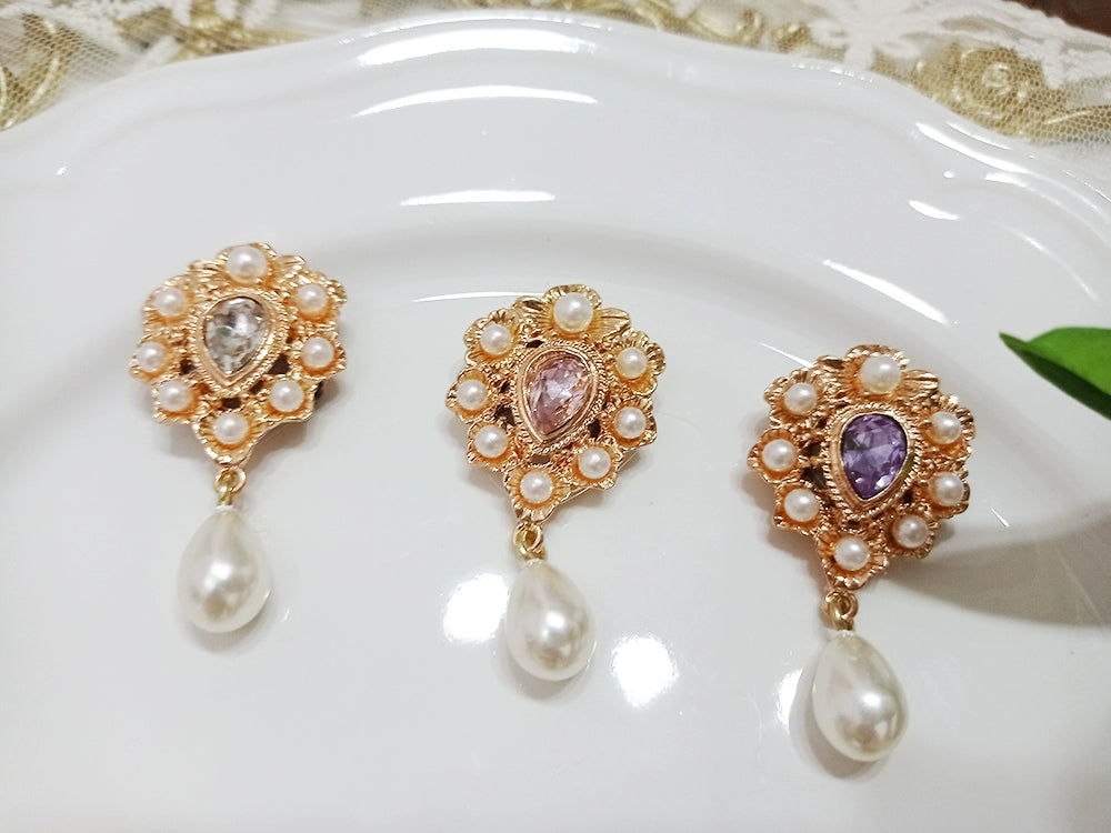 Miss Point~Yuxiang~Classic Lolita Brooch Jeweled Brooch Accessories   