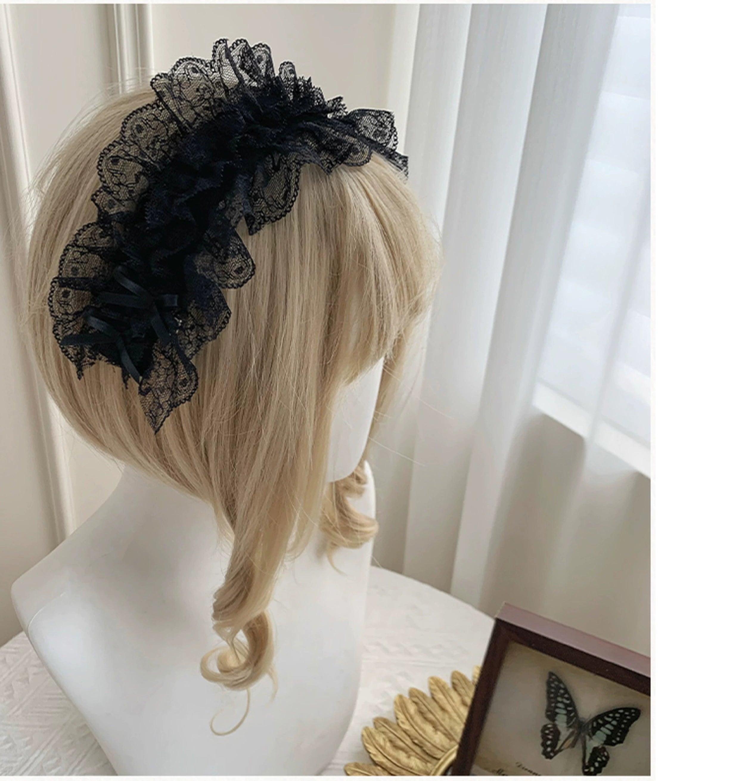 With PUJI - Ivory Tower Enhance - Elegant Lolita JSK Dress Tiered Drawstring OP (L M S) 38798:601638