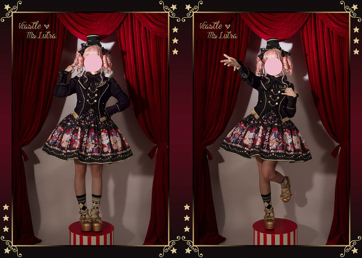 Vcastle~IP Collab Sweet Lolita Salopette and SK 40848:681928